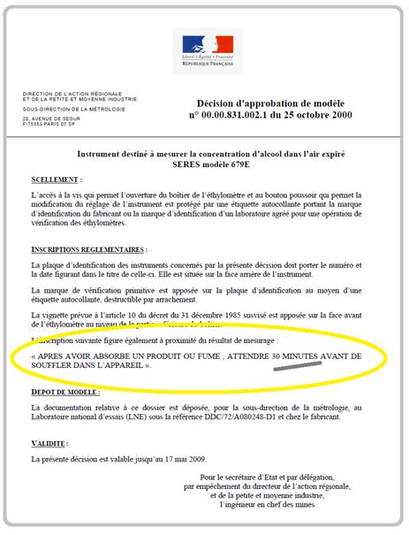 Comment fonctionne un test d'alcoolémie ? (fonctionnement, limites  autorisées)