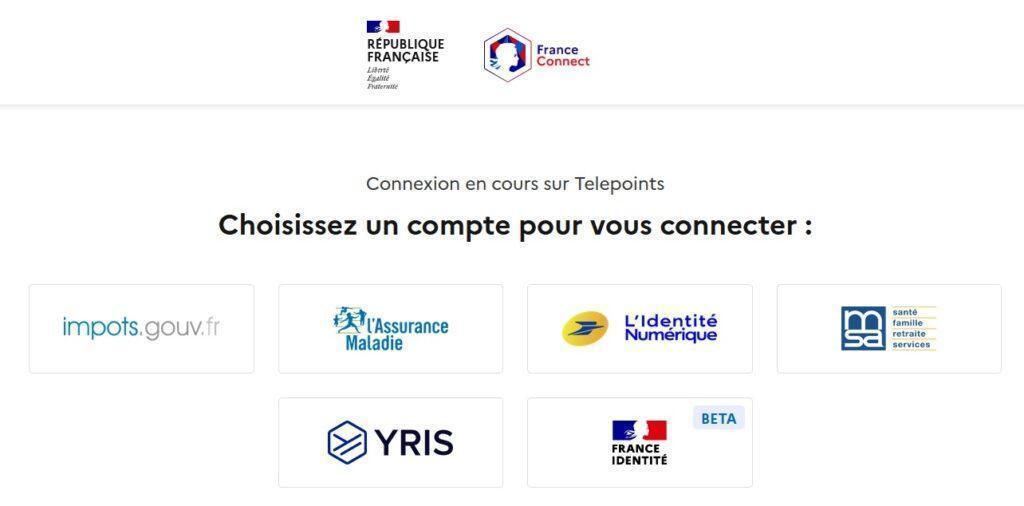 Franceconnect Mes points permis